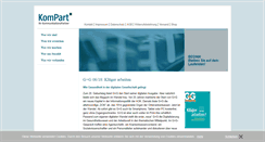 Desktop Screenshot of kompart.de